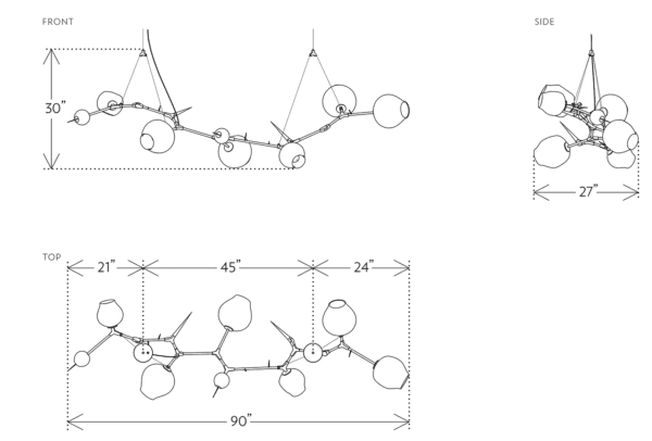 6-Globe Branching Burst BU.06.02 | Lindsey Adelman | The Future