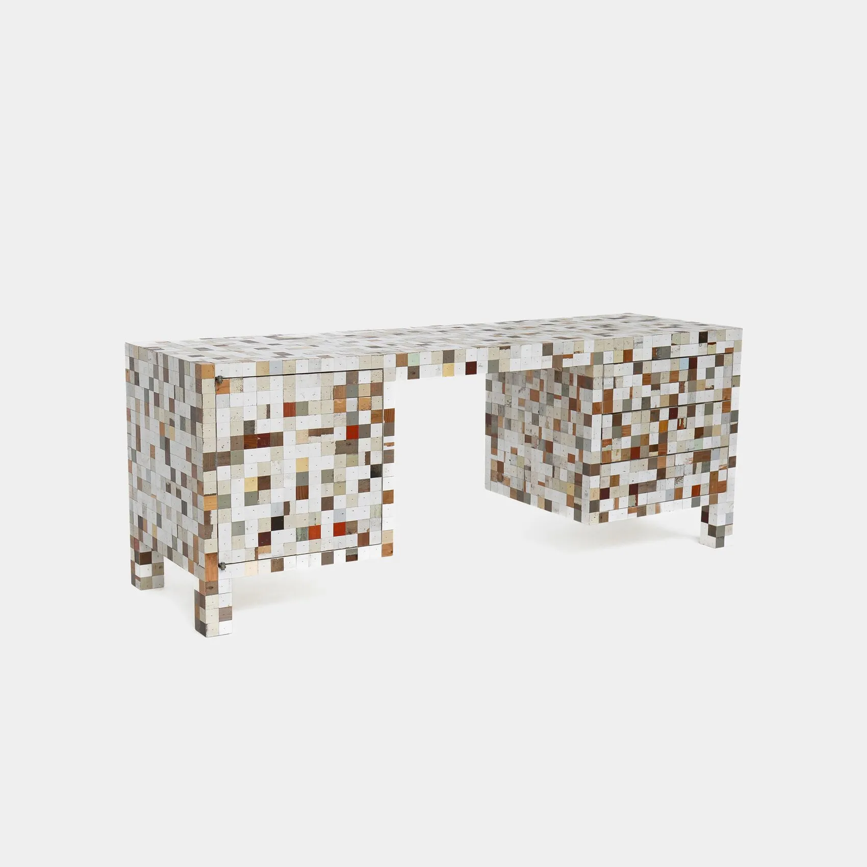 Waste Coffee Cube in Scrapwood | Piet Hein Eek | The Future Perfect