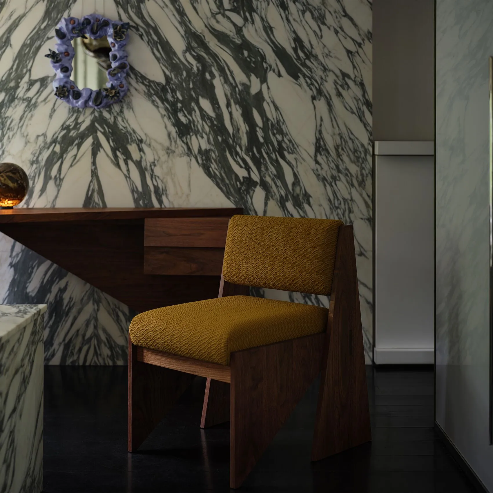 Altair Chair – Danish Oiled Walnut + Sirena 02 | Anthony Guerrée