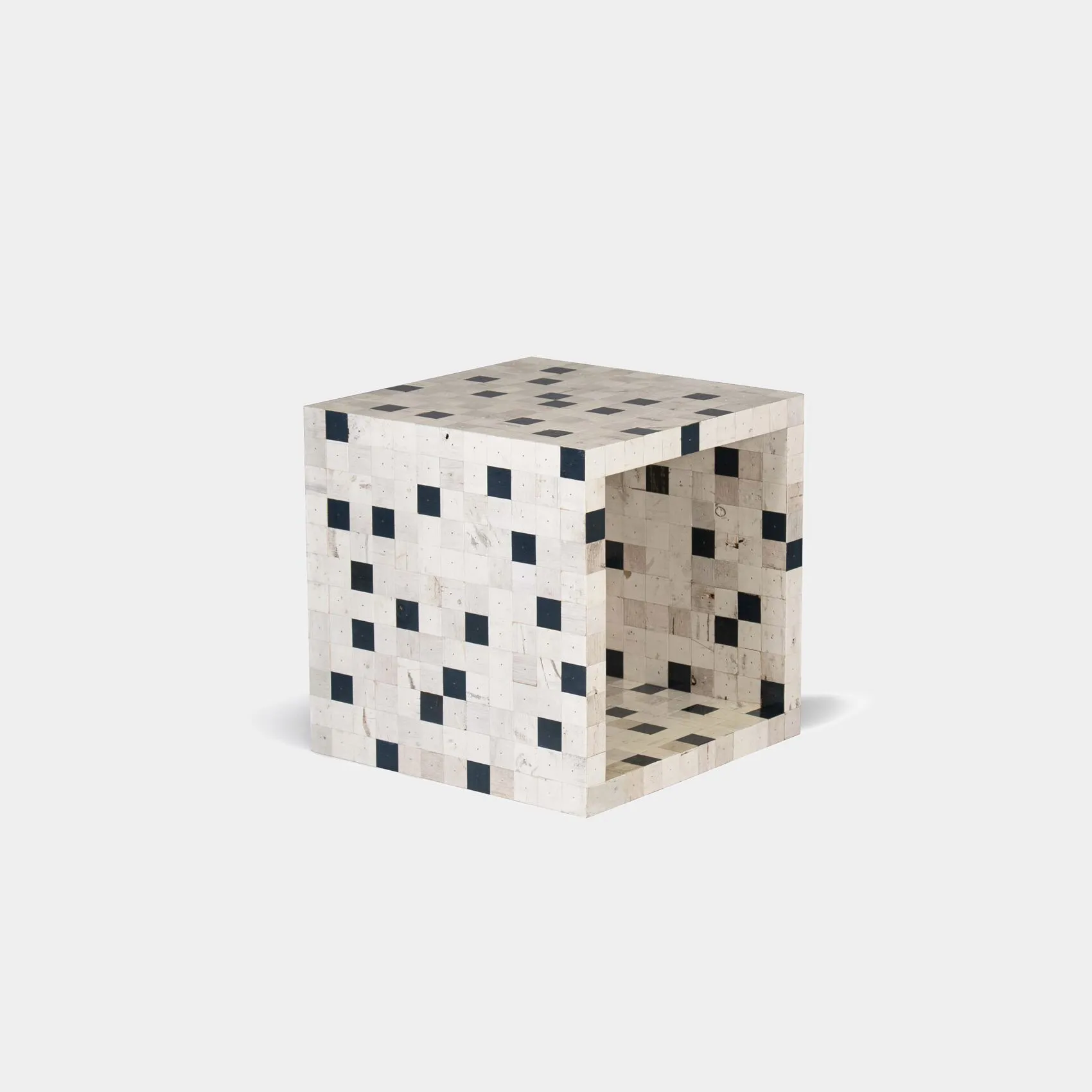 Waste Coffee Cube – High Gloss Blues/Greens/Browns | Piet Hein Eek