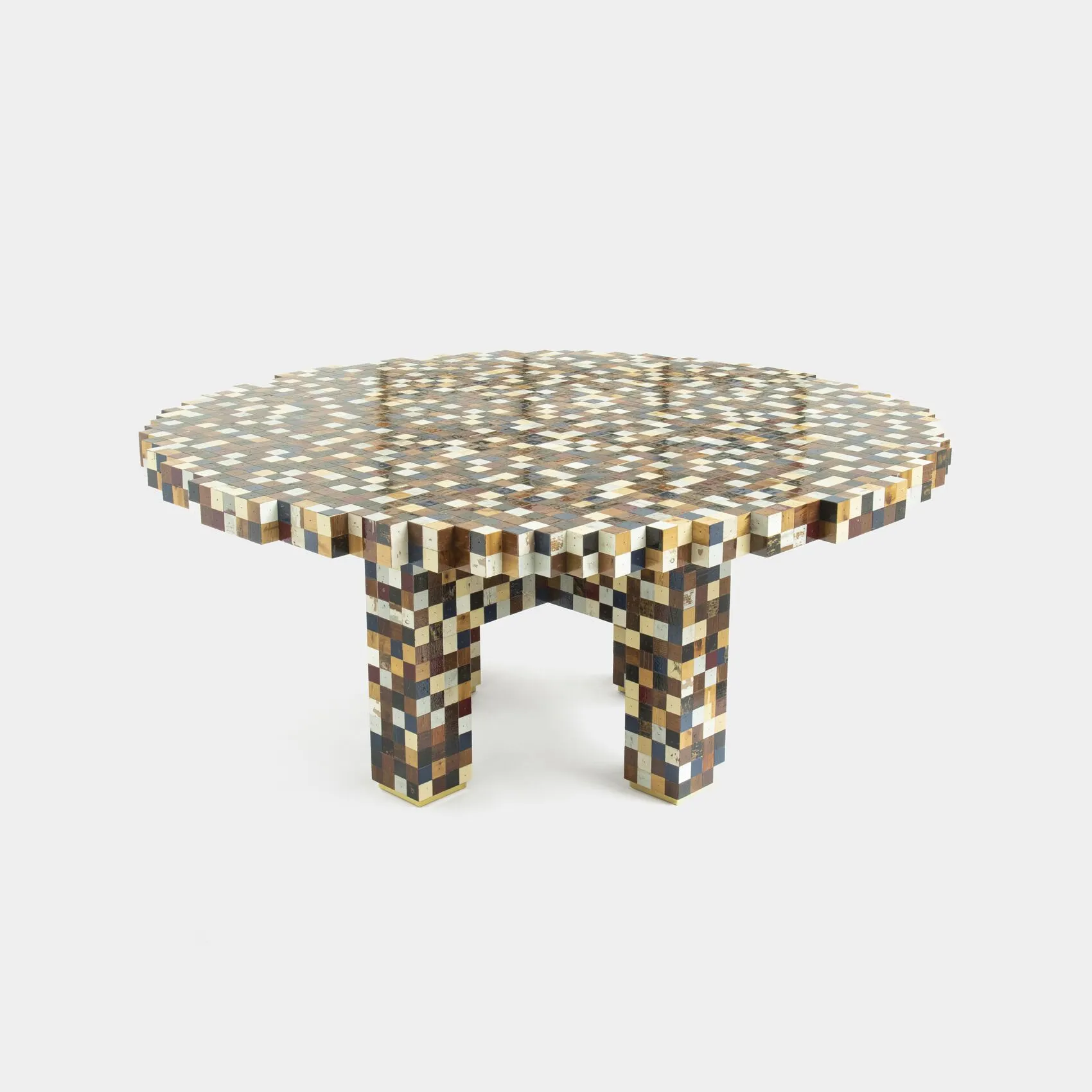 Waste Coffee Cube in Scrapwood | Piet Hein Eek | The Future Perfect