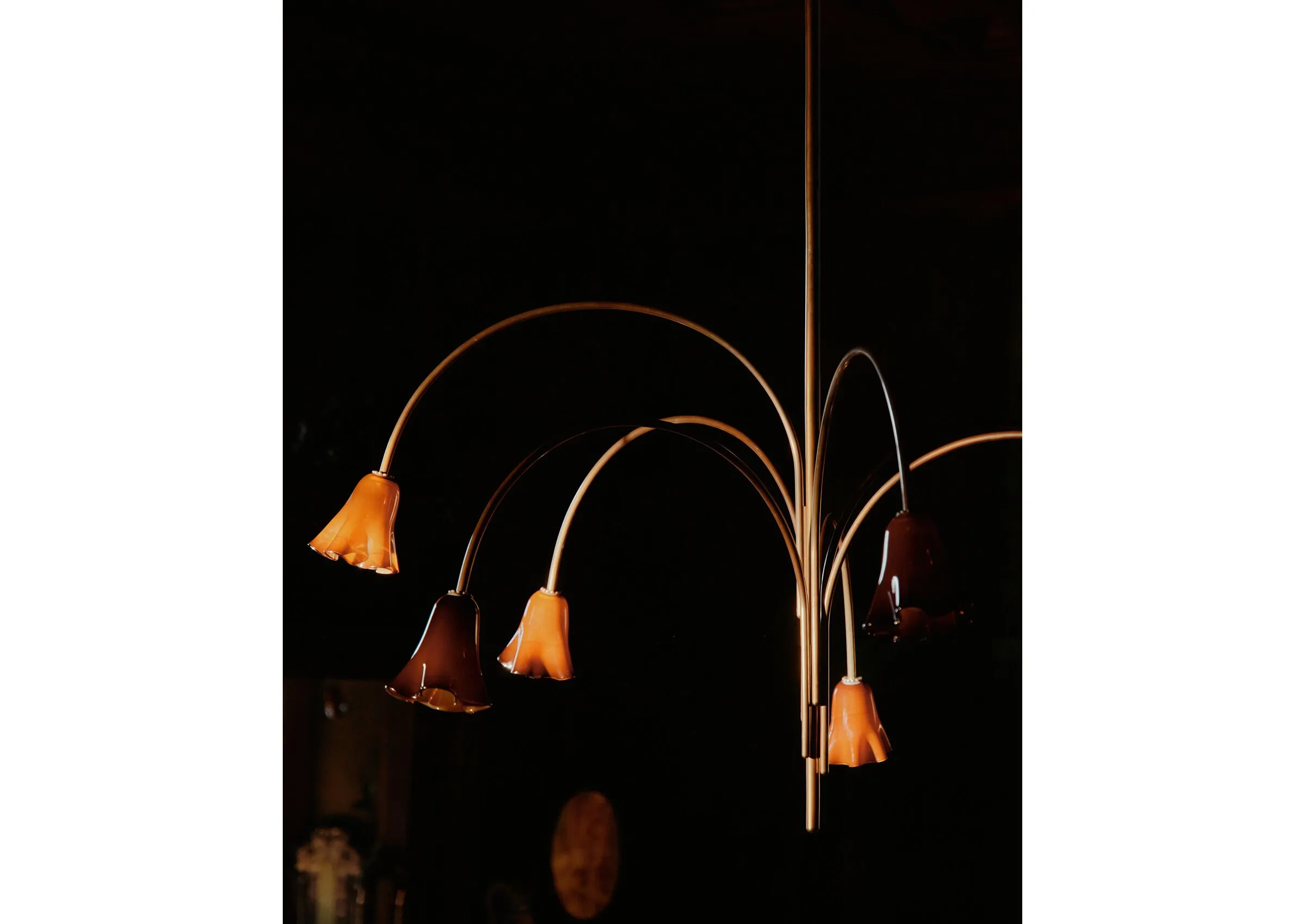 Amber Grass Chandelier 5灯 Flora Chandelier 5 | Sophie Lou Jacobsen | The Future Perfect