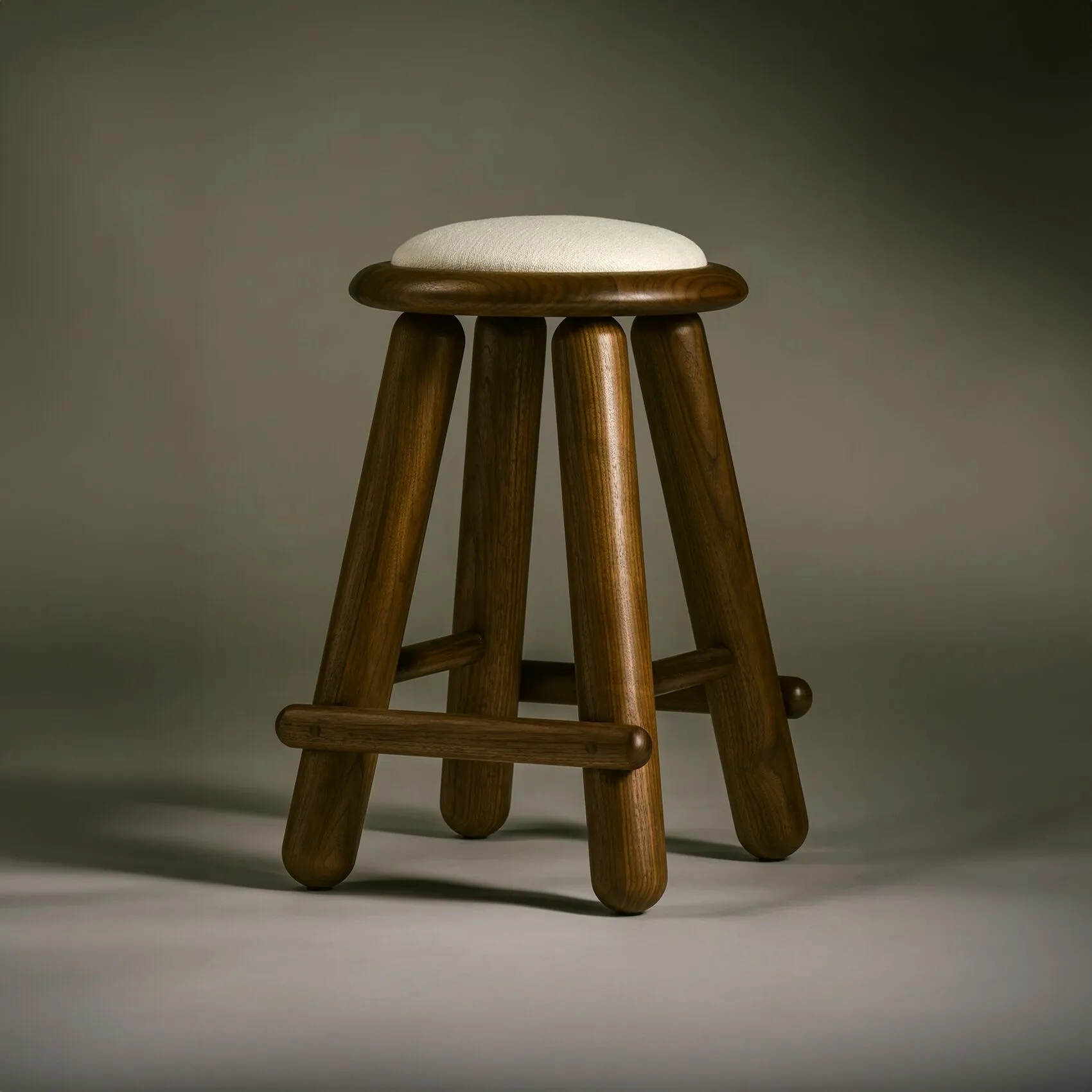Checa Counter Stool with Back | Jackrabbit Studio | The Future Perfect