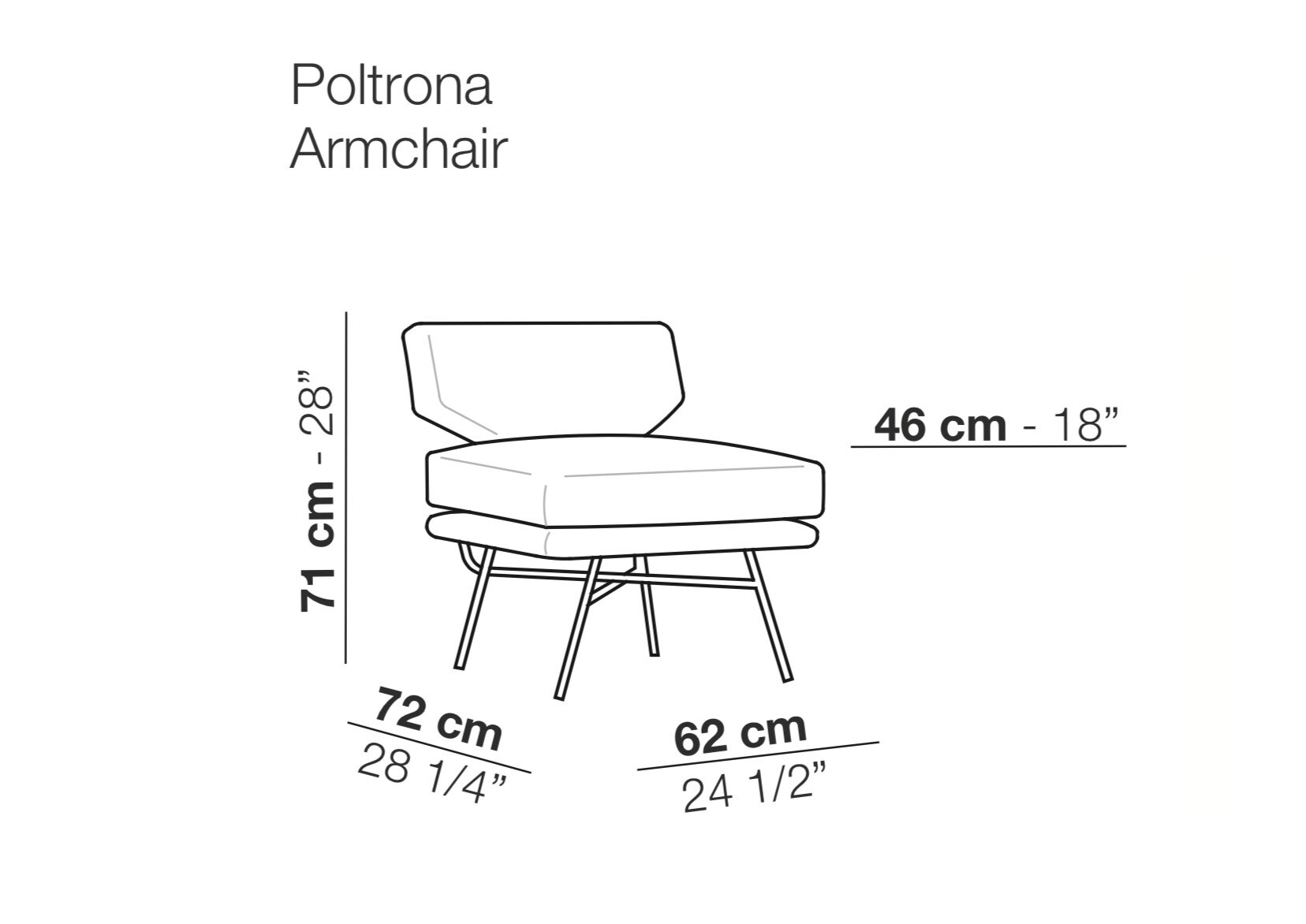 Elettra Lounge Chair | B.B.P.R | The Future Perfect Elettra Lounge Chair | B.B.P.R | The Future Perfect