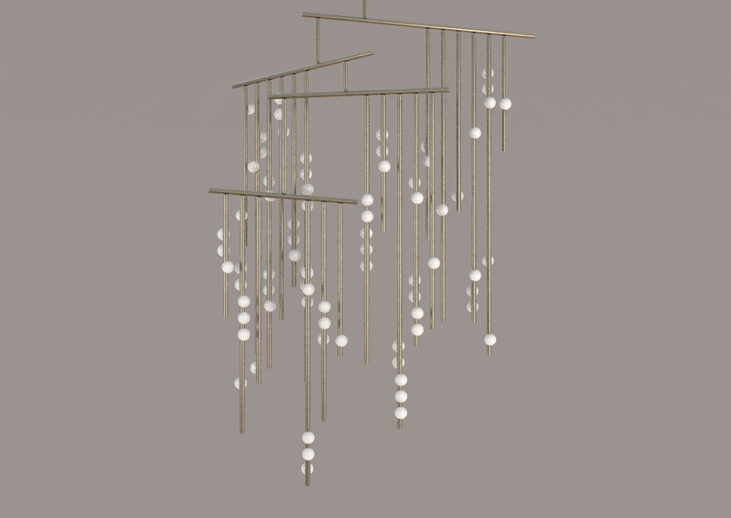 76-Bulb Drop System Chandelier DS.76.01 | Lindsey Adelman | The