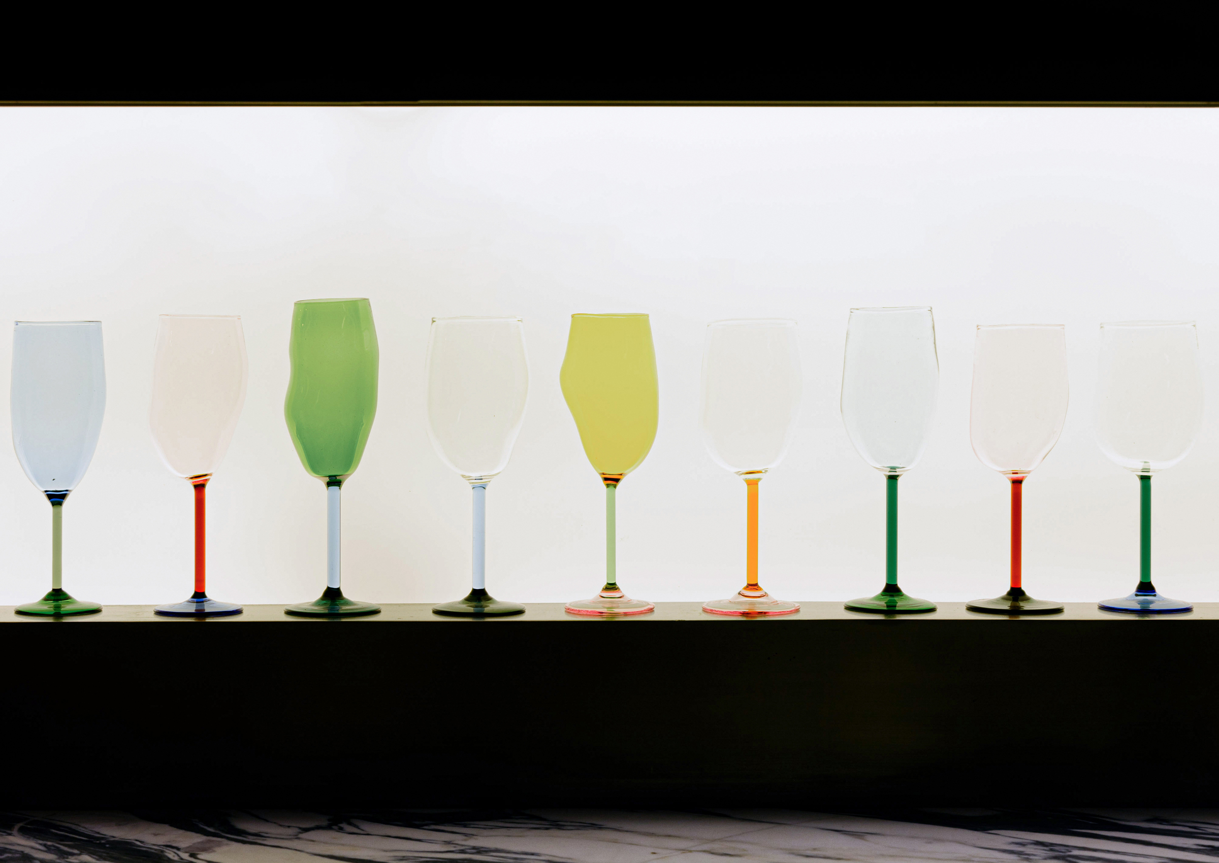 wine glasses by jochen holz