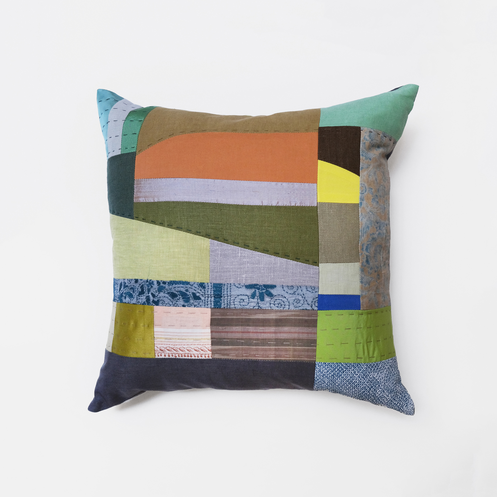 Green Wave Pillow 2 Kiva Motnyk The Future Perfect