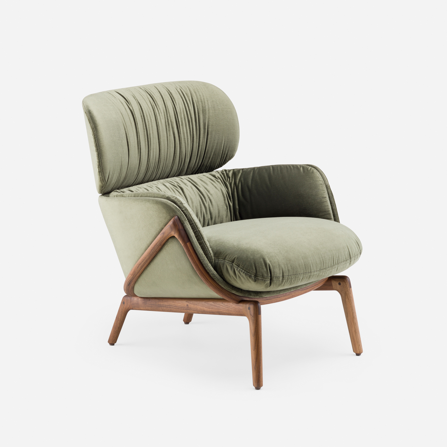 Elysia Lounge Chair Danish Oiled Walnut Avalon 2 38 Luca Nichetto The Future Perfect