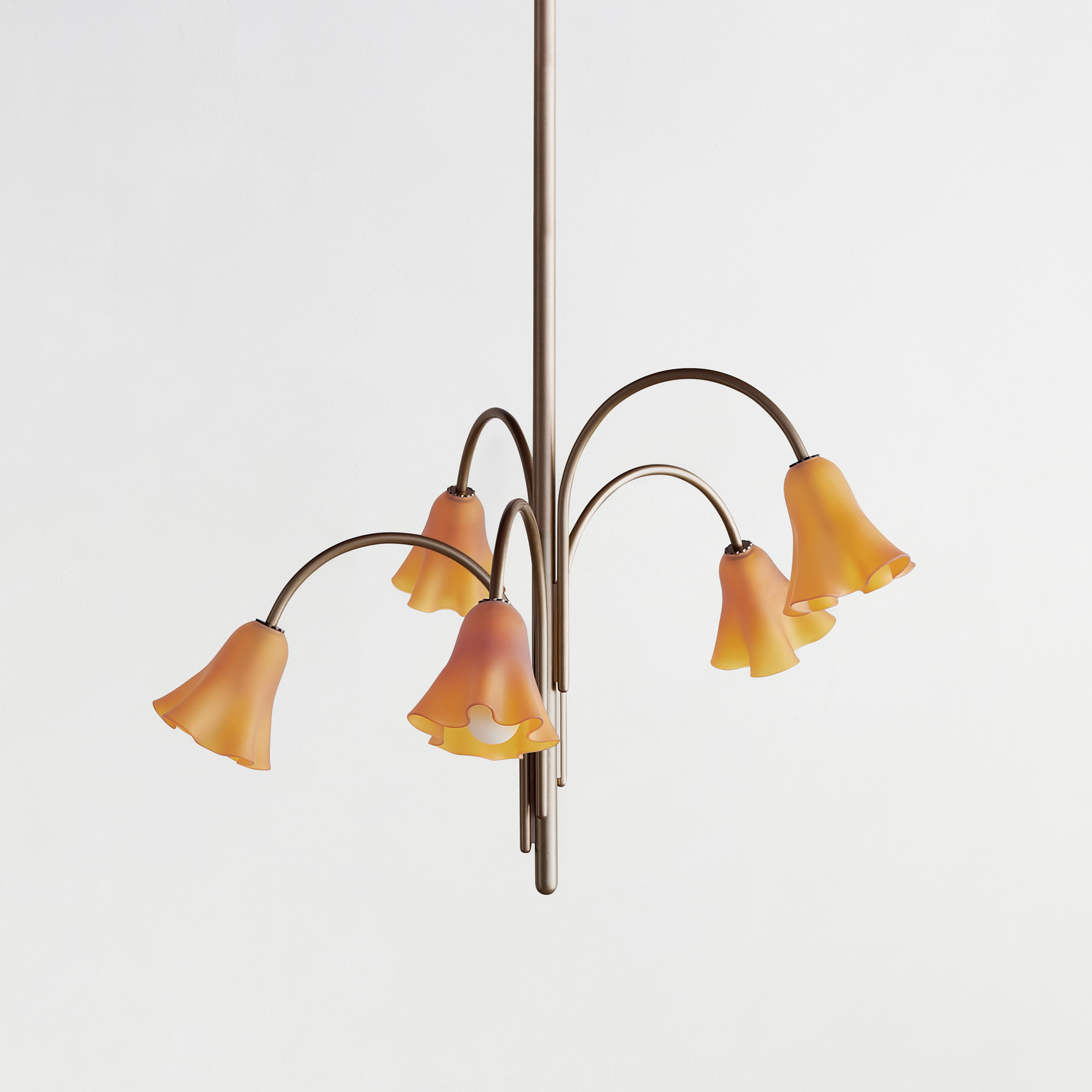 Amber Grass Chandelier 5灯 Flora Chandelier 5 | Sophie Lou Jacobsen | The Future Perfect