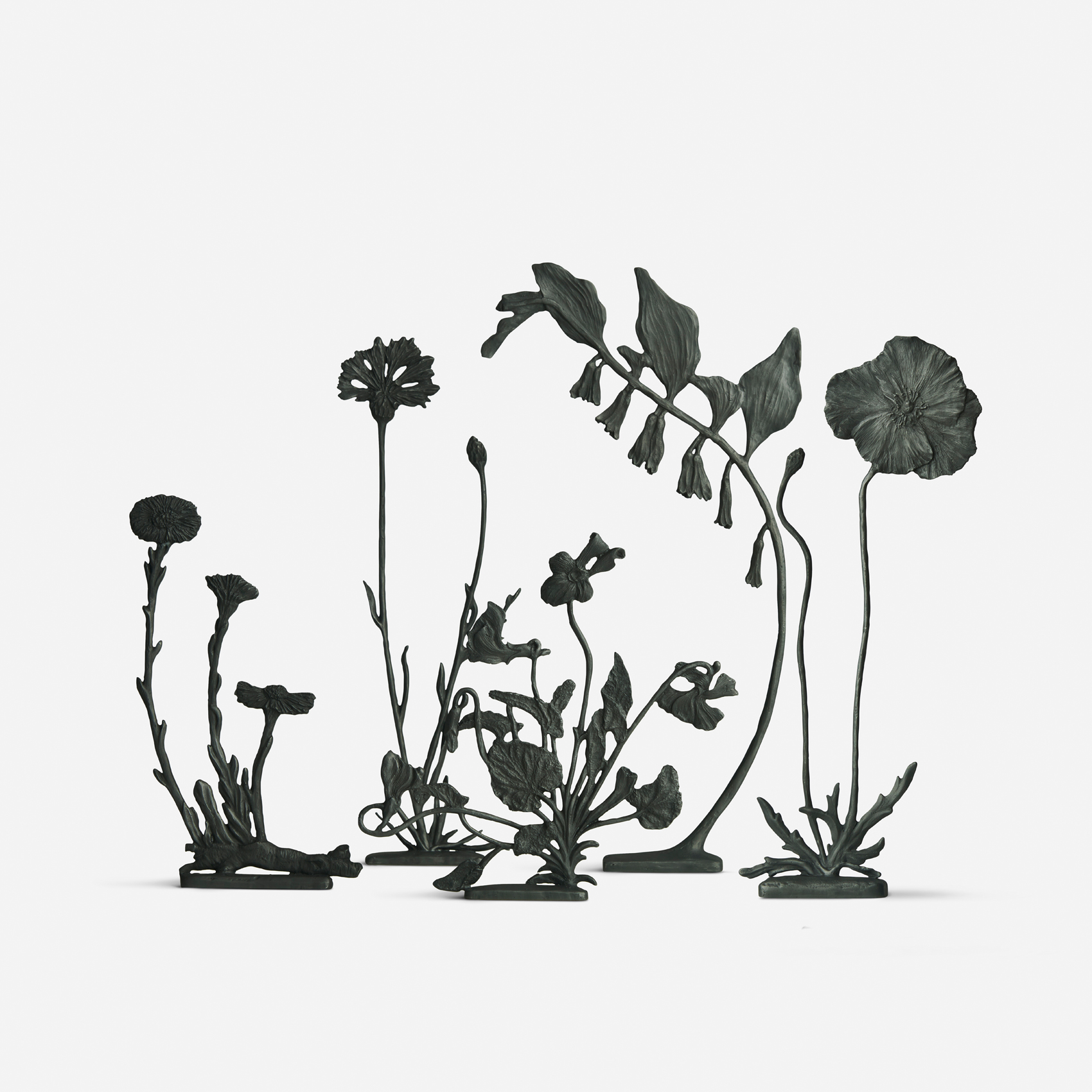 Set of 5 Tin Flowers Thomas Eyck The Future Perfect