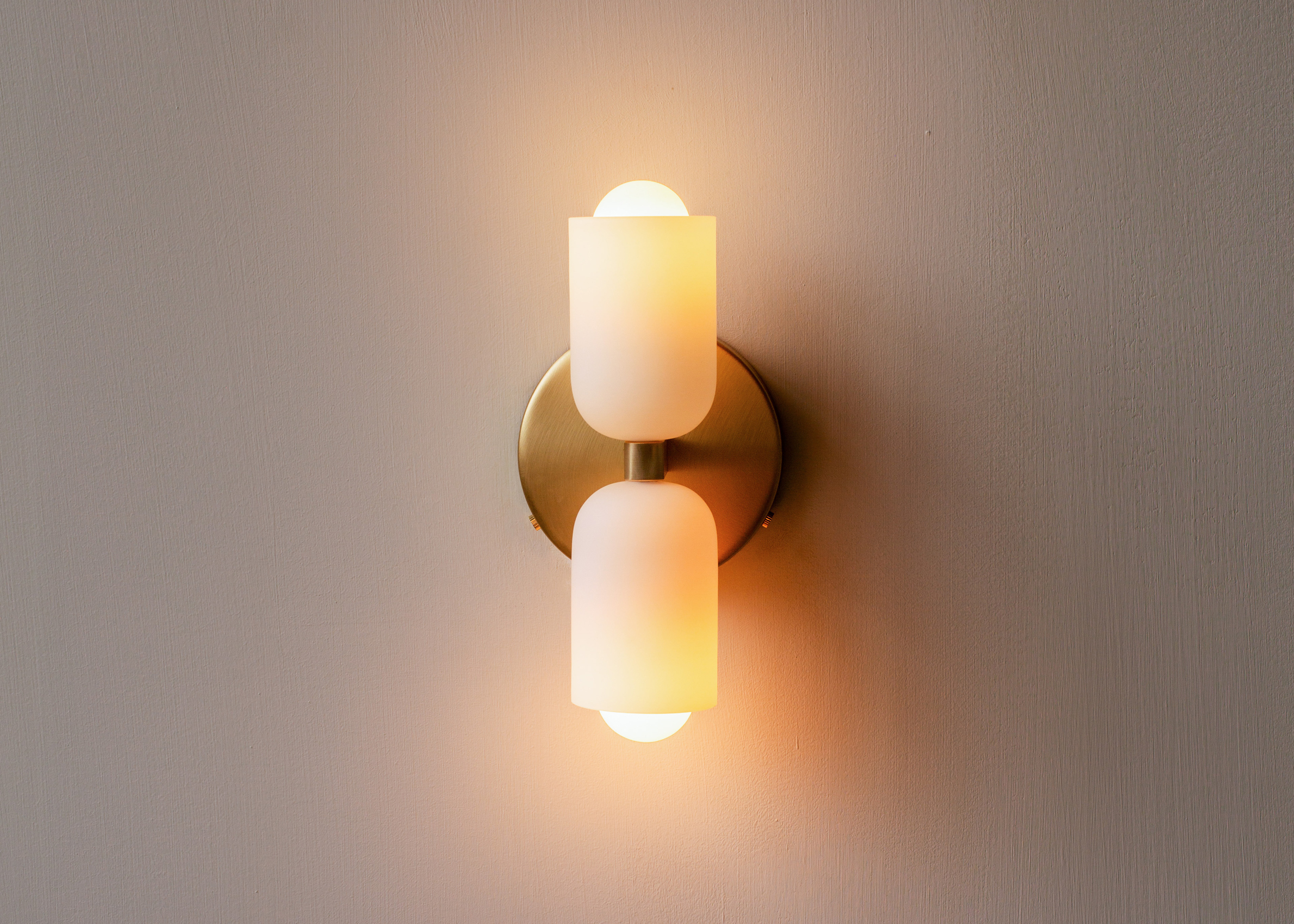 Glass Up Down Sconce by in common with