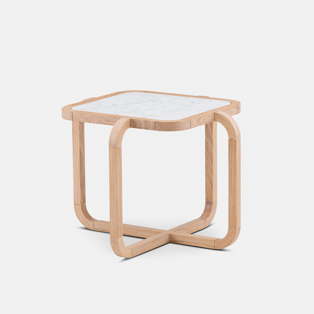 Alpha Side Table with Stone Top Small Anthony Guerrée The Future