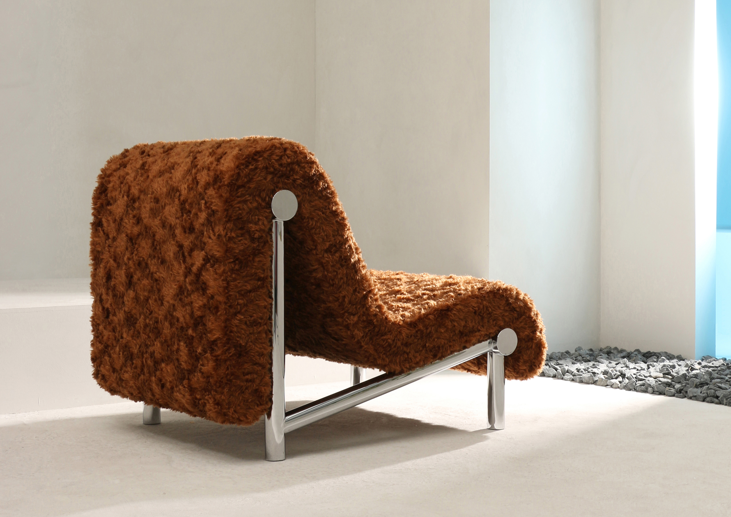 Melt Lounge Chair in Chrome | The Future Perfect
