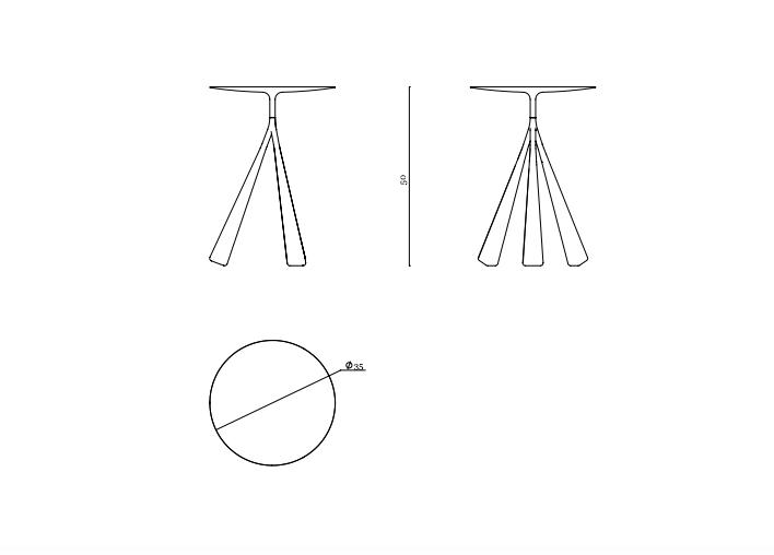 Collection Particulière ELSA side table