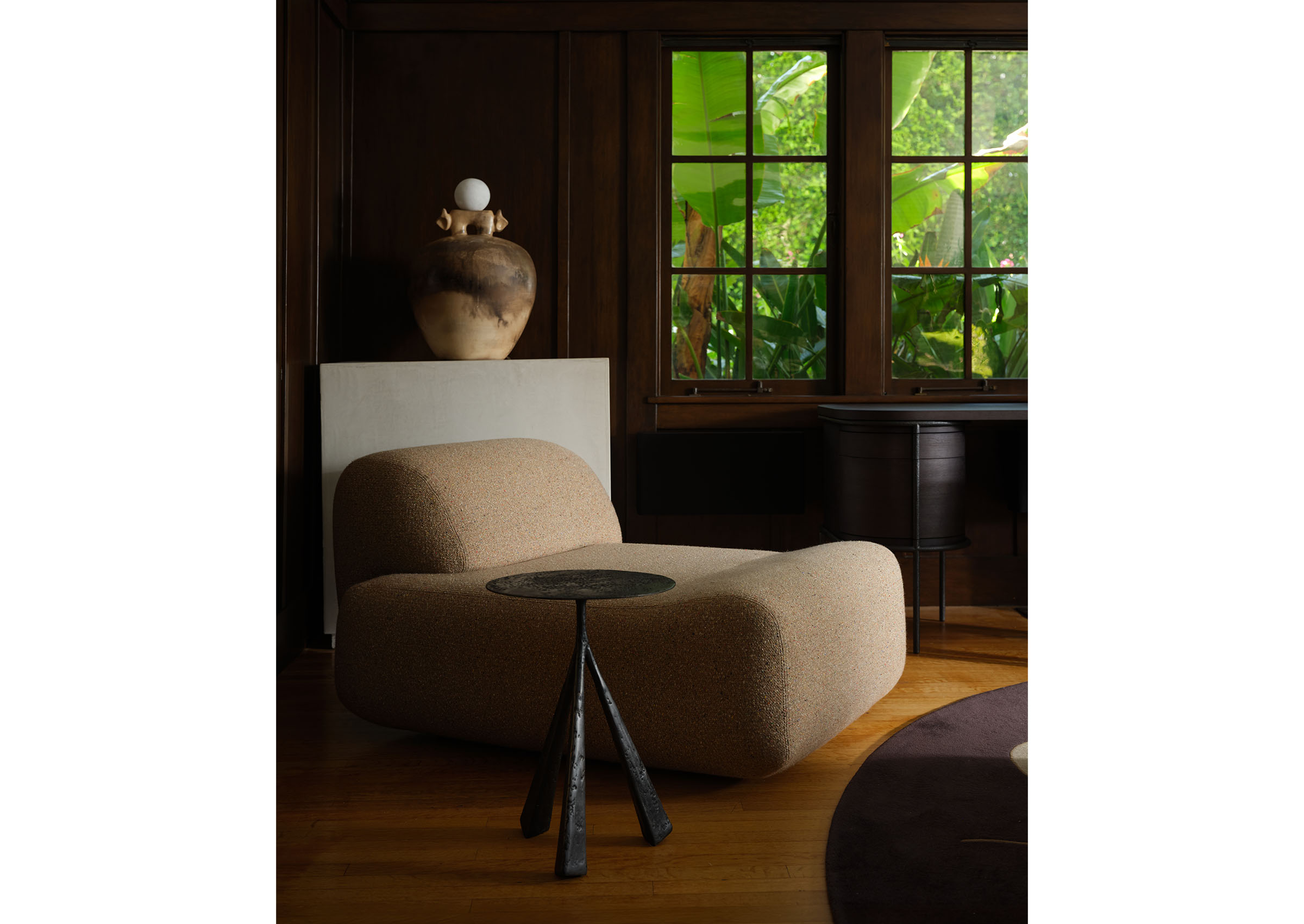 ELSA Side Table – Black Patinated Bronze | Luca Erba | The Future